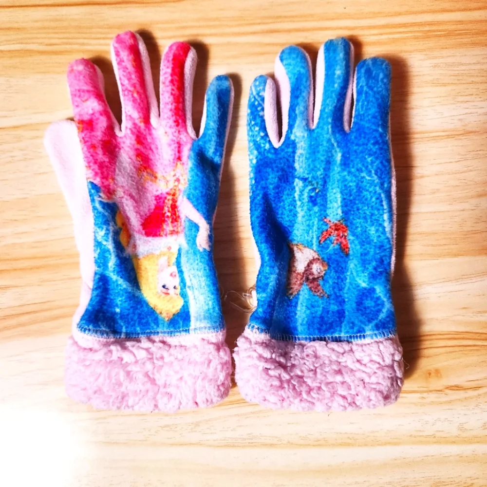 💜Disney Sleeping Beauty gloves size: XS (girls)